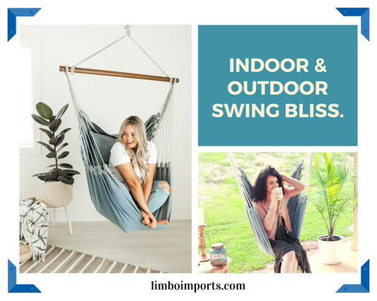 Hanging Indoor Outdoor Hammock Swing Chair
