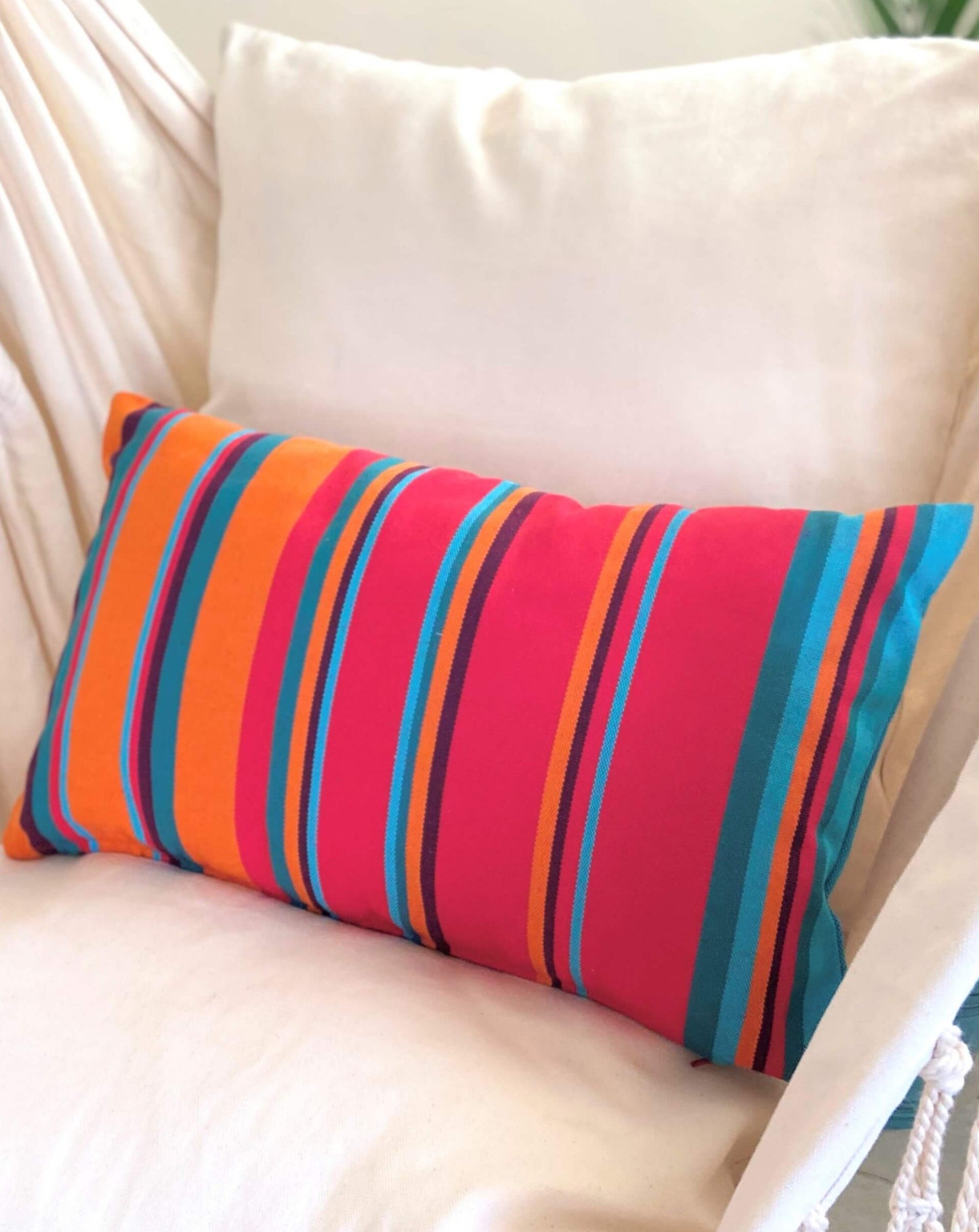 Red and Orange Accent Pillows