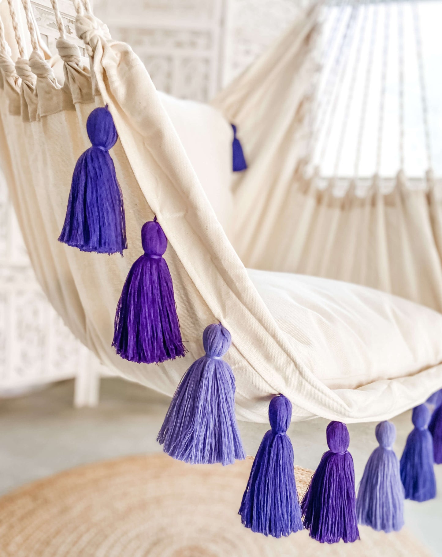 Purple Hanging Chair Swing