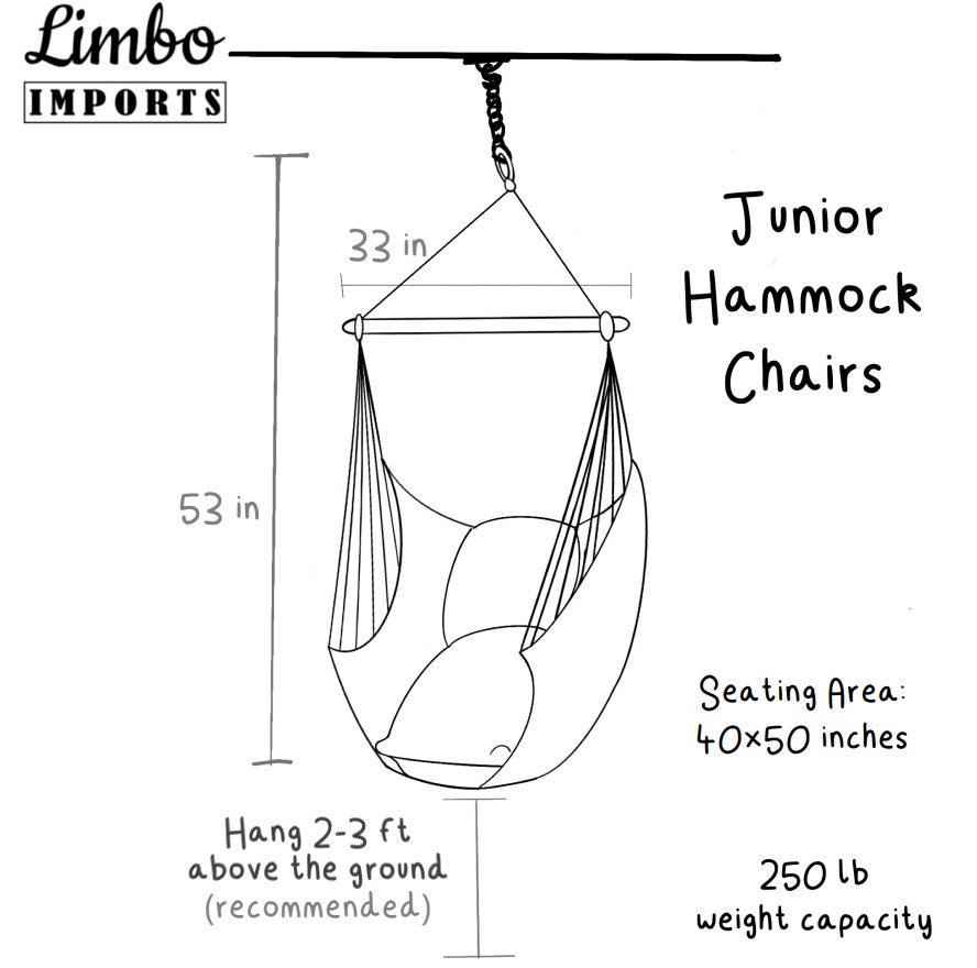 drawing of an indoor Hammock Chair