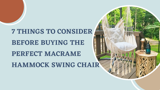 macrame swing chair hammock