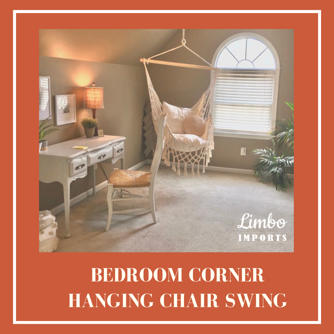 Hanging Chair Bedroom Corner Decor Idea