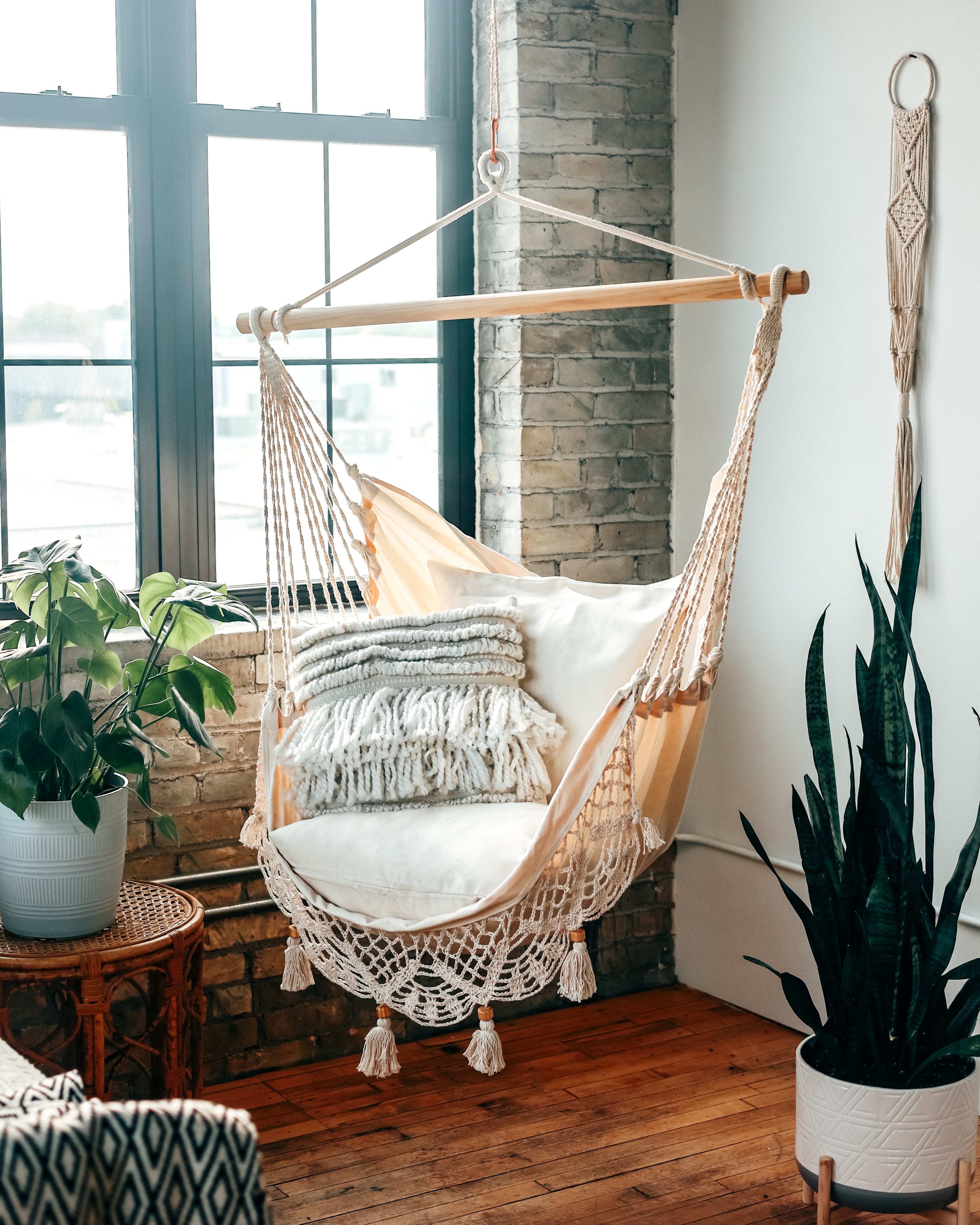 Boho style hammock sale