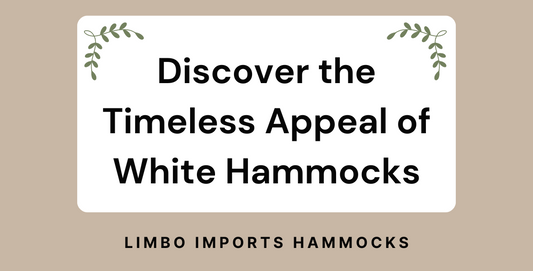 white hammocks