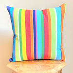 colorful rainbow hammock pillow