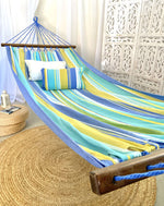 cotton hammock with spreader bar