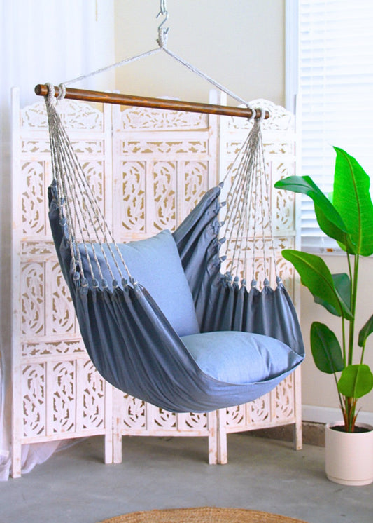 eco friendly denim hammock chair