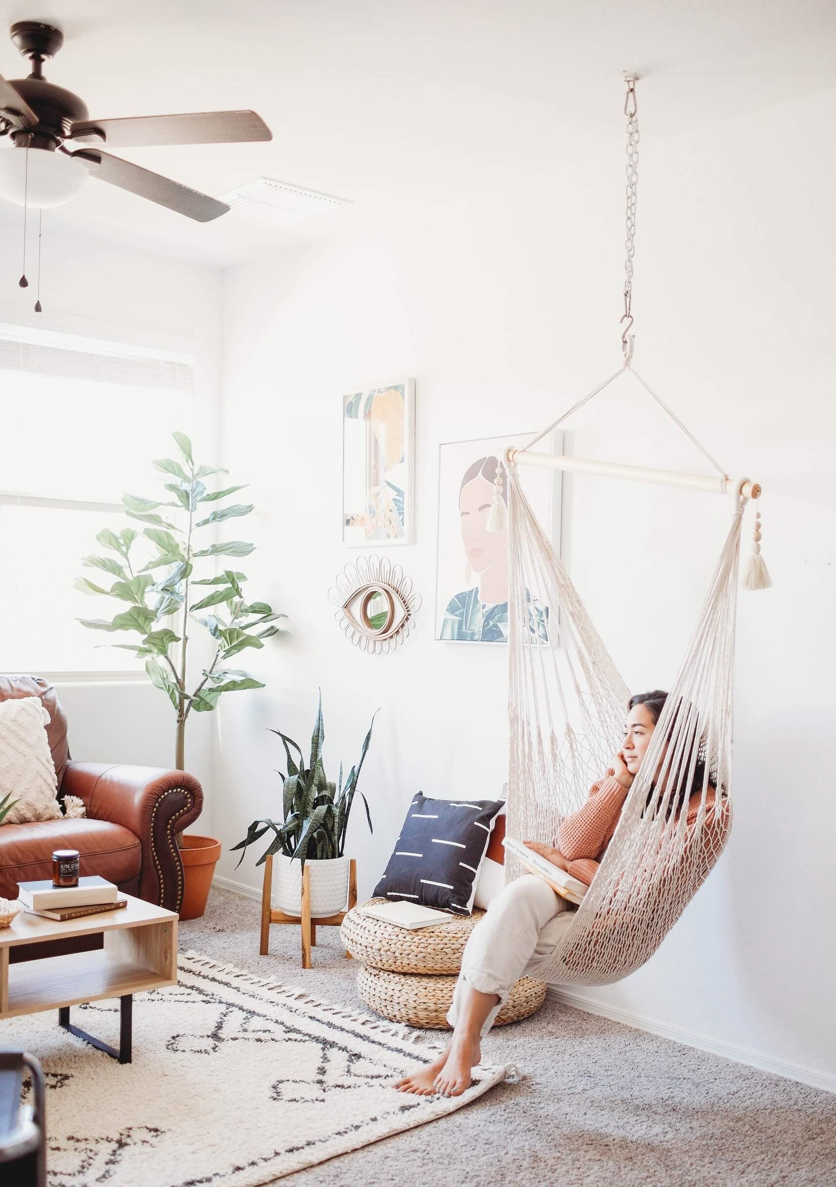 indoor hammock swing chair hanging ceiling mount