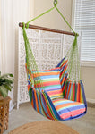 colorful rainbow stripe hammock chair swing