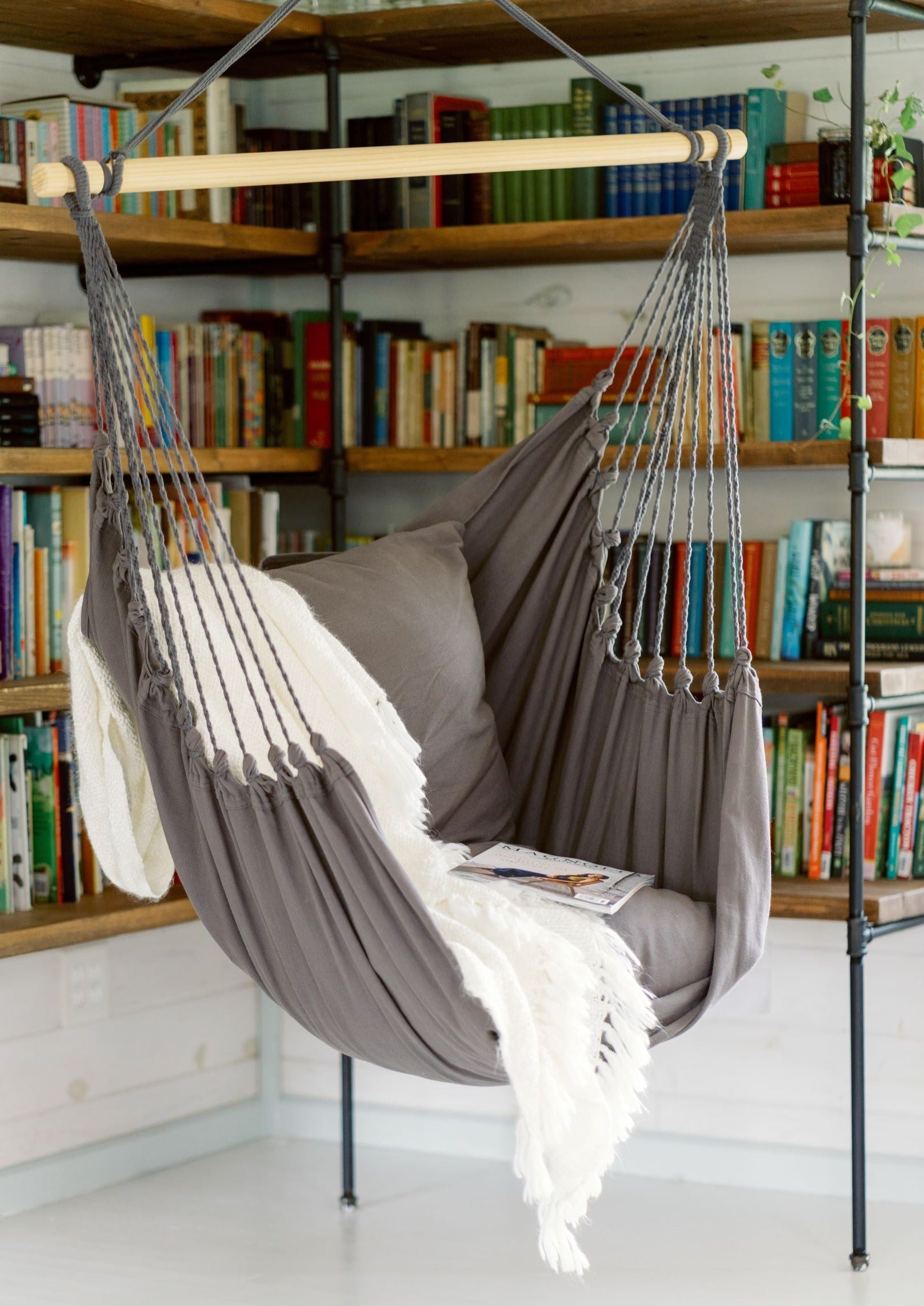 Indoor Hammock Chair Swing gray