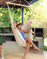 Boho Hammock Chair With Tassels