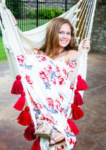 Macrame Hammock with Tassels