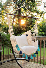 tassel macrame hammock swing chair
