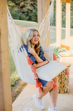 Boho Hanging Hammock Chair Swing
