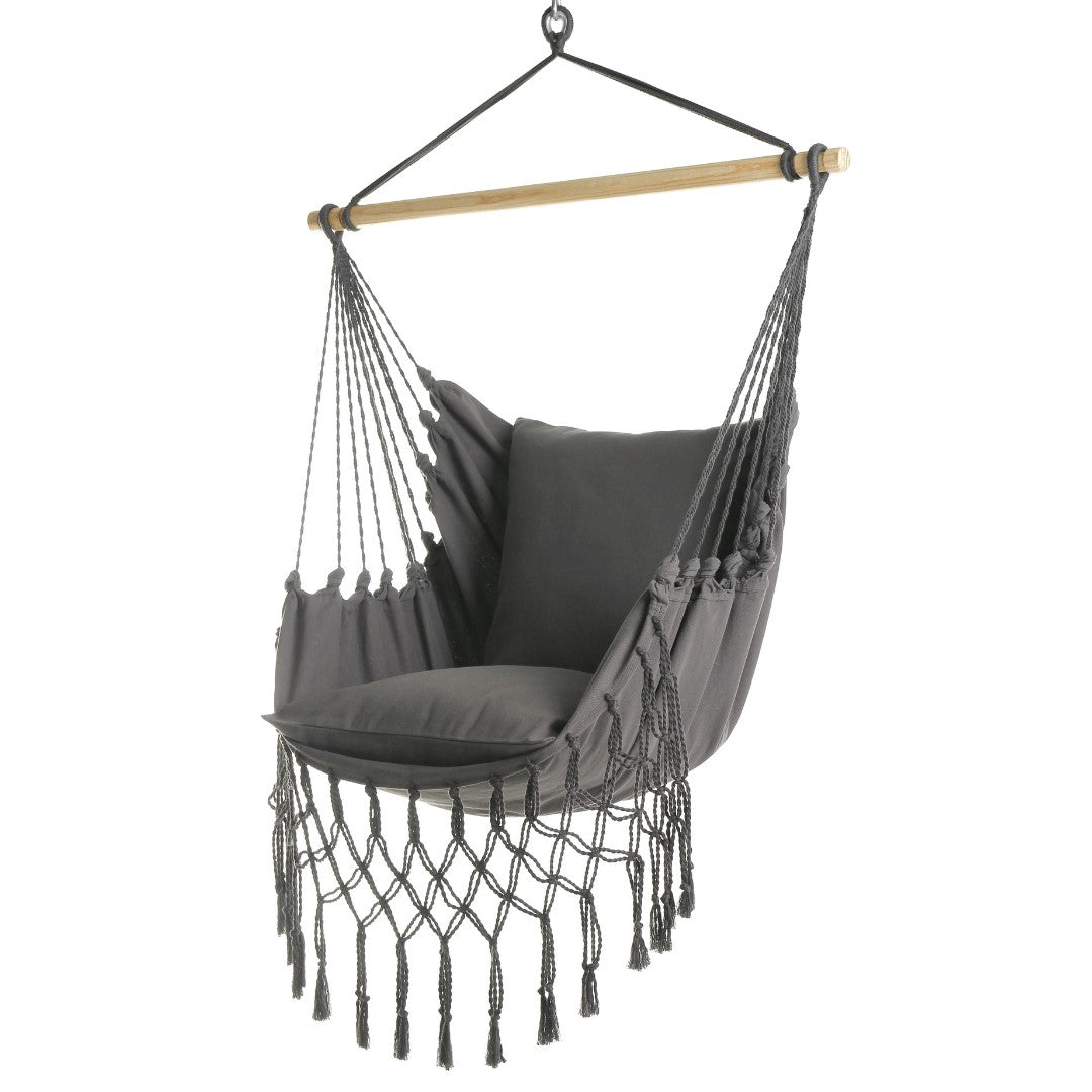 serena macrame hanging chair hammock