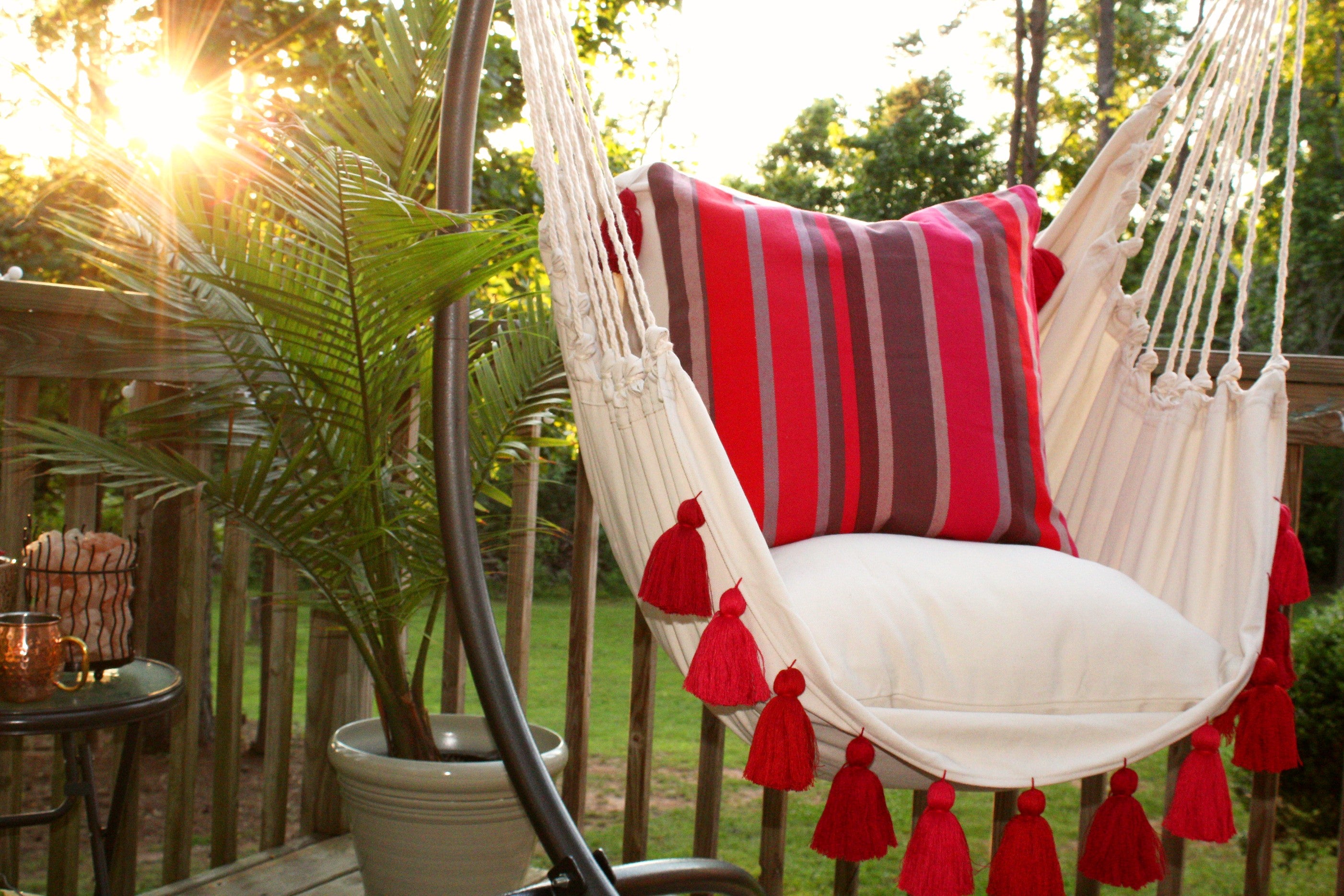 Macrame Hammock with Tassels
