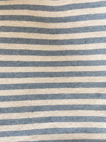coastal beach blue striped pillow