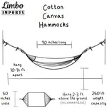 backyard canvas hammock