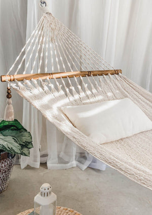 Hammock With Wood Spreaders