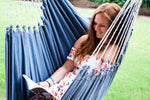 denim indoor hammock swing chair