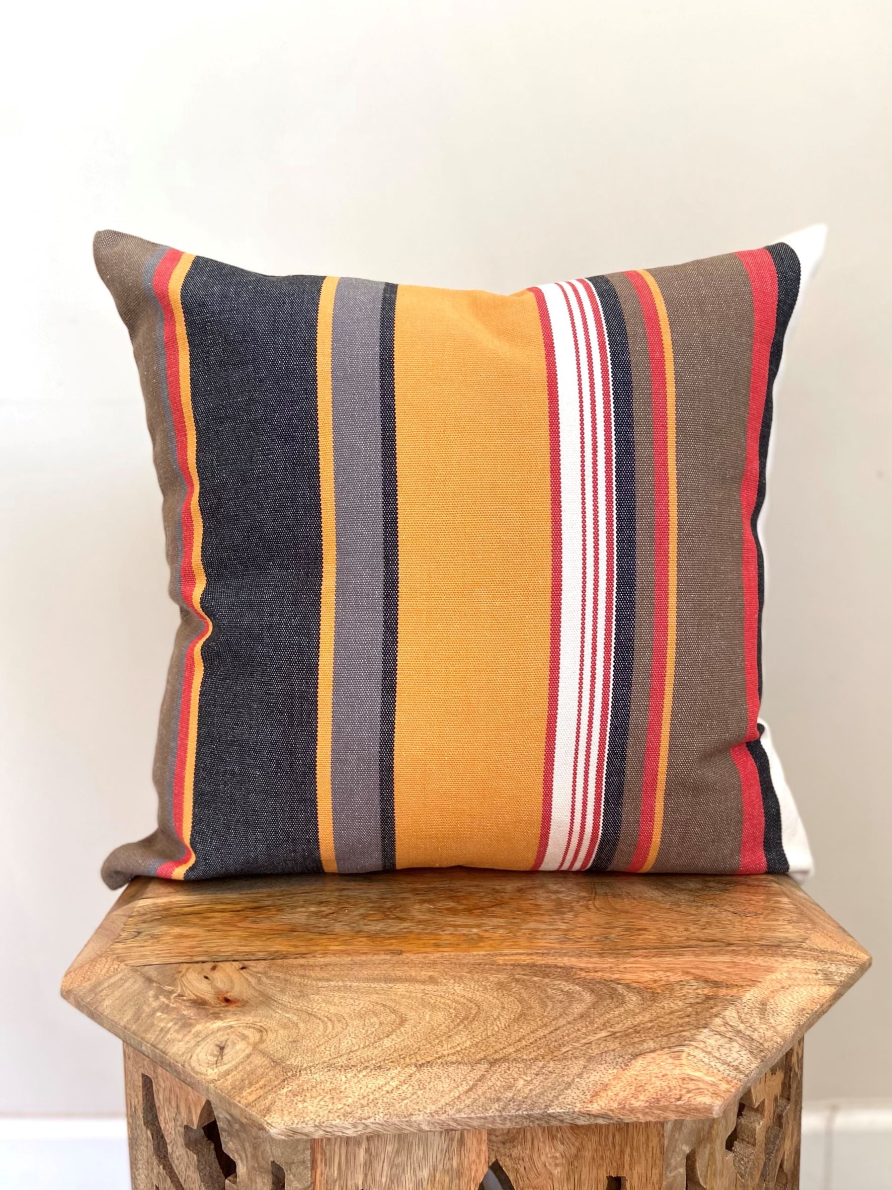 stiped canvas pillow for hammock